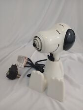Vintage 1990s Salton Peanuts SNOOPY Hair Blow Dryer, 1200W Tested Working. picture