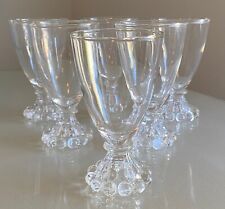 Vintage Anchor Hocking Boopie Glass Five (5) Juice/Wine Glasses 4oz, 4.5 Inch picture