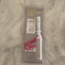 Plastic Hair Cutting Razor Comb - Vintage - NEW -  picture