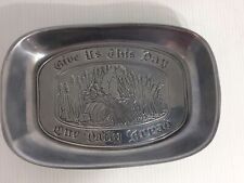 Duratale By Leonard Pewter Bread Tray Give Us This Day Our Daily Bread picture