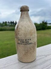 #1875 Henry  Beck's Weiss Beer Fayette & Castle Baltimore Stoneware bottle picture