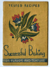 Vintage 1937 Successful Baking ARM & HAMMER Cow Brand Advertising RECIPE Book picture