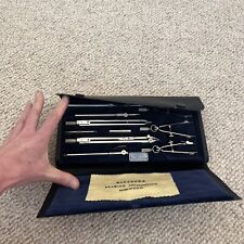 Vintage Drafting Tool Set Dietzgen National Drawing Instruments Universal W Case picture