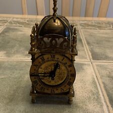 Vintage  Smiths Mechanical Lantern Clock  Made In Great Britian Untested No Key picture