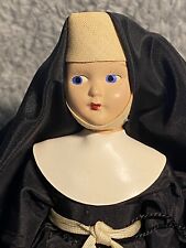 Vintage Marcie Doll Nun 8 inch Black Habit and Dress with Crucifix picture