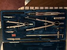 Vintage K&E  Drafting Set Drawing Instruments Complete w/Original Hard-Shell Box picture
