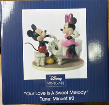 Mickey Minnie Mouse Piano Musical Figurine Disney Precious Moments 173704 NEW picture