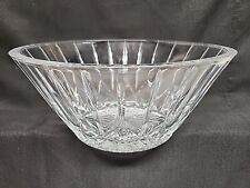 St. George Lead Crystal Clear Glass Large Oval Bowl 11 x 5 picture