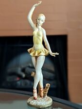 Vintage Simonetti Depose Ballerina Fontanini Italy Dancer Art Figure Statue Woma picture