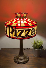 New Pizza Hut tiffany vintage style stained glass table lamp retro 80s 90s picture