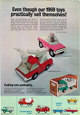 1969 ADVERT 4 PG Structo Toy Truck Car Scamp Cement Mixer Minute Man Tow Snorkel picture