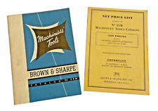 Catalog Brown & Sharpe Machinists' Tools # 35M 96 Pages Plus Price List Vtg 1952 picture