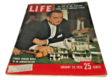 January 20, 1958 LIFE Magazine (Complete) Old ads  Jan 1 19 21 22 1950s picture