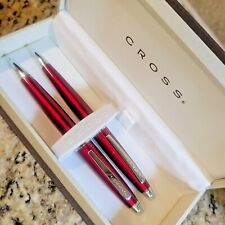 AT Cross Limited Bradbury Pen & Pencil Gift Set red  at0201-4 picture