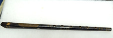 Amazing Antique Hand Made Primitive Civil War CLARKE Tin Fife Flute Cased picture