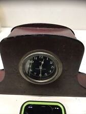 Rare Phinney Walker Erie Lever Wind Dash Clock In Working Condition In Old Case picture