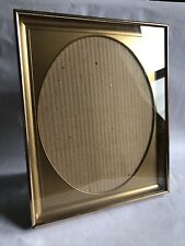 Gold Tone Photo & Picture Frame Oval Window 9.25