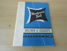 1952 Brown & Sharpe Machinists Tools Catalog No. 35M with Price List Original picture