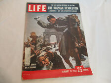 Life Magazine Vintage 1958 January 13 - Bloody Sunday Petrograd / Lucky Strike picture