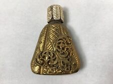 ormalu style brass filigree miniature perfume bottle picture