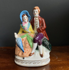 Vintage Highmount Made in Occupied Japan Colonial Courting Couple Figurine picture