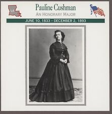 Pauline Cushman  Atlas Civil War Card   Spies Raiders Partisans picture