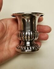 Vintage Canterbury Silverplate Small Cup Urn Toothpick  Holder  picture