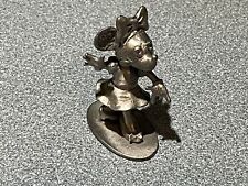 Vintage Disney Hudson Pewter Minnie Mouse Figurine #655 Miniature picture