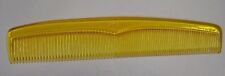 Vintage Placo Mademoiselle Translucent Clear YELLOW Hair Comb 8