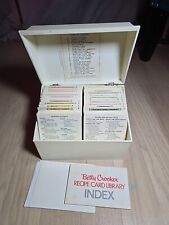 Vintage 1971 Betty Crocker Recipe Card Library Box and Recipes  picture