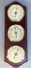 Vintage working GERMAN  Thermometer, Barometer & Hygrometer wall mounted picture