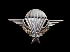 FRENCH MILITARY JUMP WINGS BADGE PARATROOPER 2 7/8