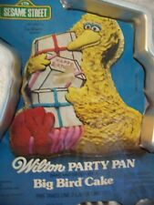 Vintage 1978 Wilton Sesame Street Big Bird Large Full Body Cake Pan With Insert picture