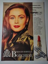 Princess Marcella Borghese Milan Superiore Vintage 1990s Print Ad picture