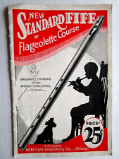1930 New Standard Fife / Flageolette Course Booklet McKinley High School - E5H picture