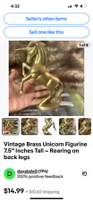 Vintage Russ Unicorn Brass 8