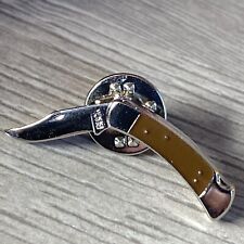 Buck Knives USA #110 Limited Edition Collectors Knife Hat Pin SILVER TONED picture