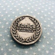 Vtg Konica Camera Company Advertising Silver Tone Lapel Pin Tie Tac picture