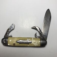 Vintage KAMP KING Hammer Brand 3-Blade Camping Pocket Knife 2.5” Drop Point -520 picture