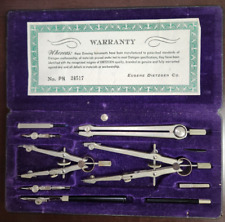 Vintage Dietzgen Politek Drawing / Drafting Instrument Set 1252PJ, Engineering picture