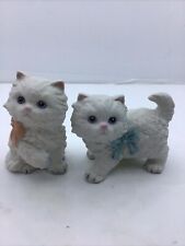 Vintage Homco Ceramic Kittens With Ribbons 1428  picture