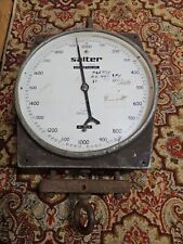 VINTAGE EXTRA LARGE 2000# SALTER HANGING SPRING SCALE MADE IN ENGLAND picture