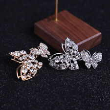 Exquisite and Beautiful Hollow Rhinestone Butterfly Alloy Brooch for Collars picture