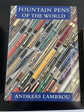 Fountain Pens Of The World Book - Limited Edition.  NEW. Signed. Lambrou author picture