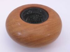 Treen Wooden Flower Holder with Metal Centre by Houshang picture