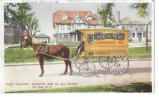 Rochester NY Rare Kelso Horse Drawn Laundry Wagon 1910 Seneca Parkway Postcard picture