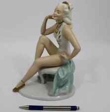 Heinz Schaubach - UnterWeissBach porcelain dancer figurine revue girl 1950-1960 picture