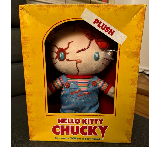 Hello Kitty x Chucky Large Plush Doll Halloween USJ Sanrio Japan Limited