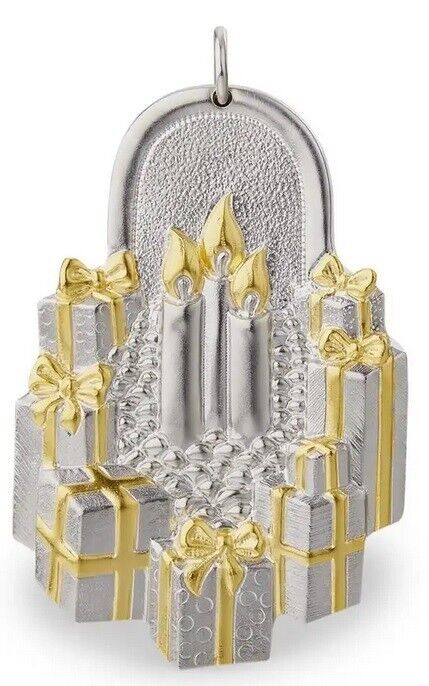 Buccellati 2022 Annual Sterling with 18K Accent Ornament - Candles with Presents