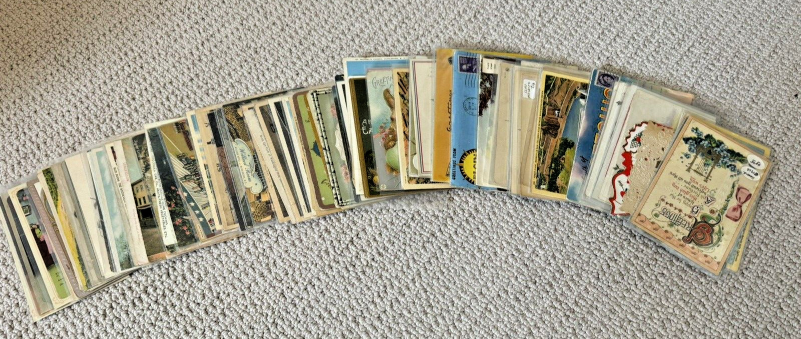 SUPER COOL Lot of 22 Random Vintage Postcards from Early 1900s Some w/Postmarks